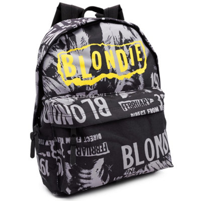 Vanilla Underground Blondie Unisex Black Logo Backpack (One Size) from B&Q
