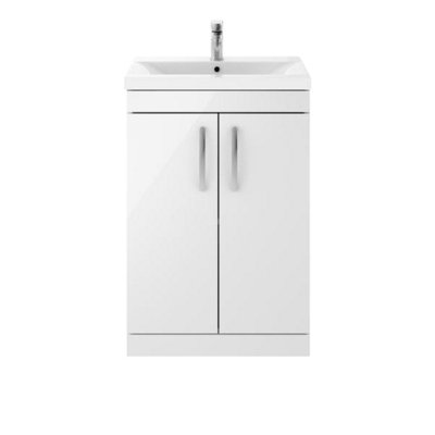 Nuie 600 Fs 2-Door Vanity & Basin 2 from B&Q