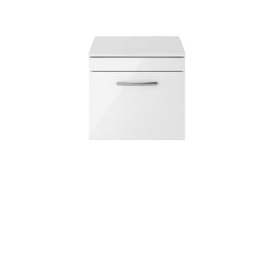 Nuie 500 Wh Single Drawer Vanity & Worktop from B&Q