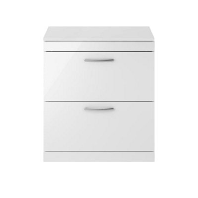 Nuie 800 Fs 2-Drawer Vanity & Worktop from B&Q