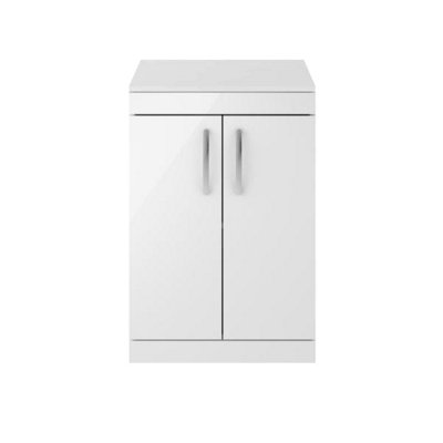 Nuie 600 Fs 2-Door Vanity & Worktop from B&Q