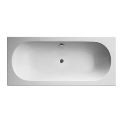B&Q -  Double Ended Straight Shower Bath With Leg Set1700mm X 700mm (TapWaste And Panel Not Included)