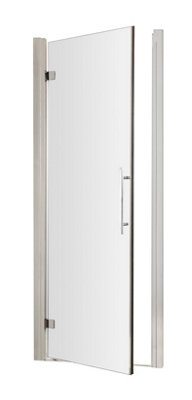 Balterley Kinvaston 760mm Hinged Shower Door With 8mm Toughened Safety Glass And Easyfit Assembly SystemChrome from B&Q