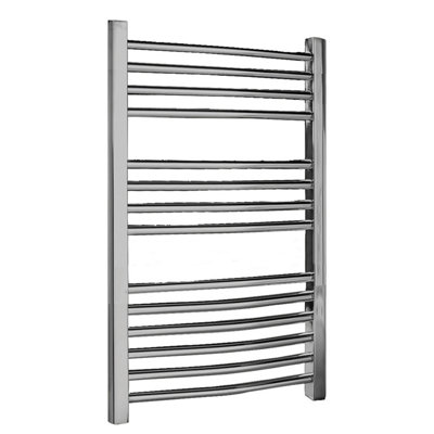 Balterley Baltelrey Brewood Heated Vertical Towel Rail With Curved Rails710 Btu700mm X 500mmChrome from B&Q