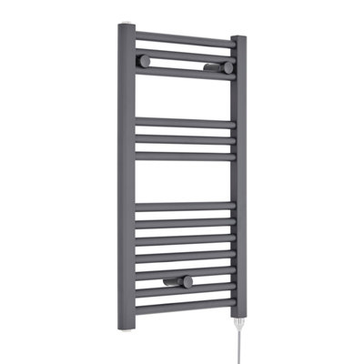 Balterley Electric Vertical Round Towel Rail With 13 Rails720mm X 400mm300 WattAnthracite from B&Q