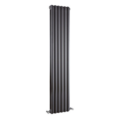 Balterley Vertical Double Panel Radiator - 1800Mm X 383Mm - 3713 Btu - Anthracite