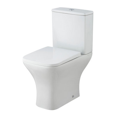 Balterley Rimless Toilet Pan, Cistern & Soft Close Seat - 790Mm X 375Mm X 612Mm