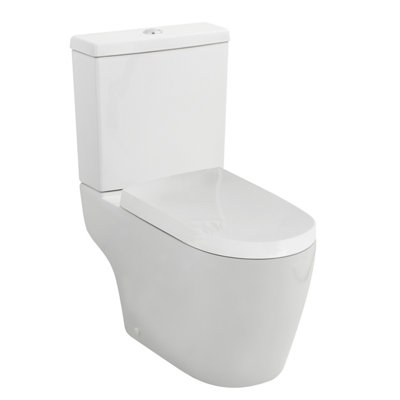 Balterley Modern Semi-Flush To Wall Wc 795Mm X 410Mm, White - Image 3