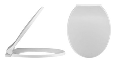 Balterley Standard Round Bottom Fix Soft Close - White