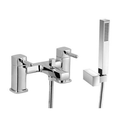 Balterley Contemporary Bath Shower Mixer Tap With Shower Kit- Chrome from B&Q
