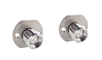 Balterley Fast Fit Wall Hung Brackets For Bar ValvePair from B&Q