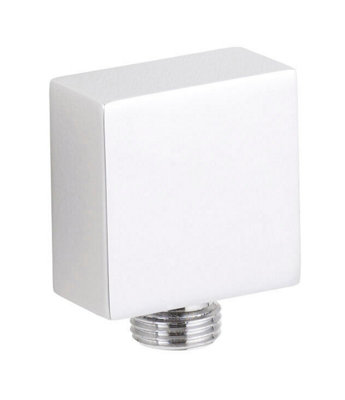 Balterley Square Chrome Shower Outlet Elbow For Wall Mounted Showers from B&Q