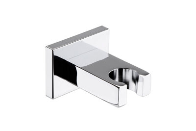 Balterley Square Chrome Wall Mounted Shower Head Bracket from B&Q