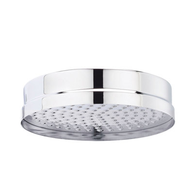 Balterley Traditional Apron Fixed Shower Head 200mmRound Design With Excellent Flow RateChrome Finish from B&Q