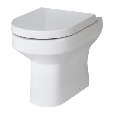 Balterley Back Round Back To Wall Toilet Pan - 410Mm X 370Mm X 520Mm
