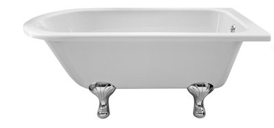 Old London Winterburn Freestanding Bath Tub With Corbel Leg SetDurable Single Ended Traditional Bathroom Style In White1500mm from B&Q