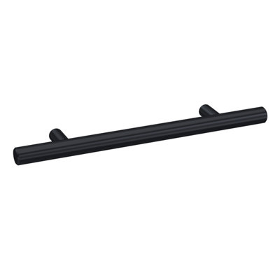 Hudson Reed Bar Furniture Handle Brass BuiltModern Bathroom Furniture Accessories In Matt Black Finish155mm from B&Q