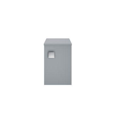 Hudson Reed Sarenna Wall Hung 1 Door Storage Cabinet & HandlesDove Grey Matt305 X 440 X 448mm from B&Q