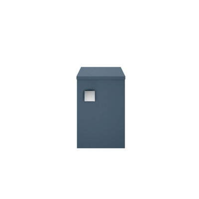 Hudson Reed Sarenna Wall Hung 1 Door Storage Cabinet & HandlesMineral Blue Matt305 X 440 X 448mm from B&Q