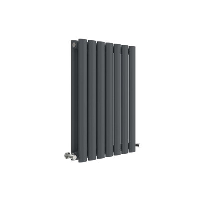 Hudson Reed Revive Wall Hung Horizontal Double Panel RadiatorDurable Steel Built Designer Radiator In Anthracite600 X 412mm from B&Q