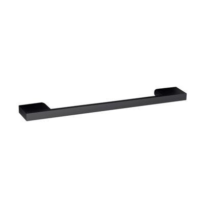Hudson Reed Lux D Shape HandleContemporary Cabinet Drawer Furniture Handle With FixingsLuxury Finish In Matt Black191mm from B&Q