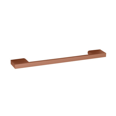 Hudson Reed Lux D Shape HandleContemporary Cabinet Drawer Furniture Handle With FixingsLuxury Finish In Copper Finish191mm from B&Q