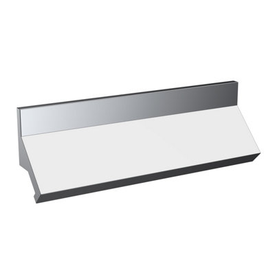 Hudson Reed Handles Profile Handle CentresAluminium Built Finger Pull For Bathroom Cabinets And Drawers In Chrome Finish160mm from B&Q