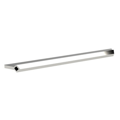 Hudson Reed Profile HandleAluminium Built Contemporary Bathroom Furniture Handle In Chrome Finish224mm from B&Q