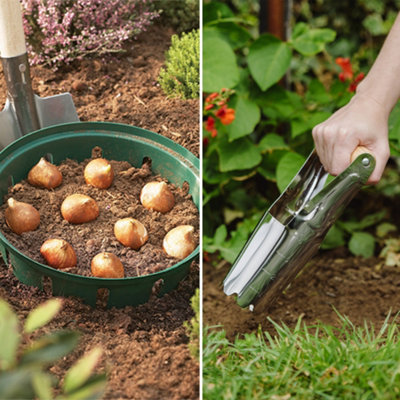 B&Q -  Set Of 3X 25Cm  Bulb Baskets And Bulb Planter