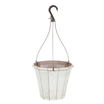 You Garden 'calista' Hanging Basket 25Cm (10In) Vintage Rust from B&Q