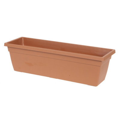 You Garden Terracotta Window Box 60Cm X 19Cm (Leaonardo) X 5 from B&Q