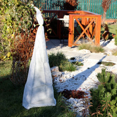 Yougarden Frost Protection Fleece Rolls3 X 15M X 1MLightweightReusable Garden CoverProtects Plants From Frost Birds Insect from B&Q