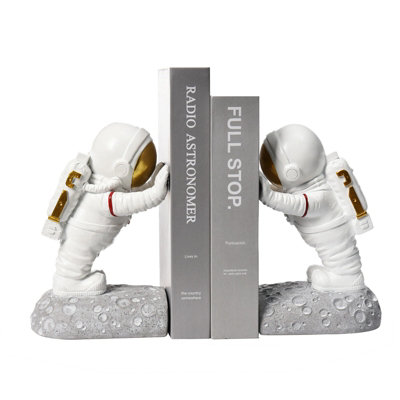 B&Q -  Pushing Astronaut Decorative Bookends