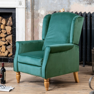 Barksdale Recliner ArmchairGreen from B&Q