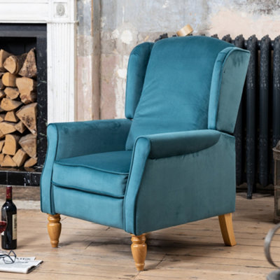 Barksdale Recliner ArmchairTeal from B&Q