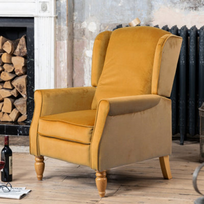 Barksdale Recliner ArmchairYellow from B&Q