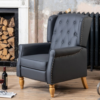Galena Recliner ArmchairGrey from B&Q