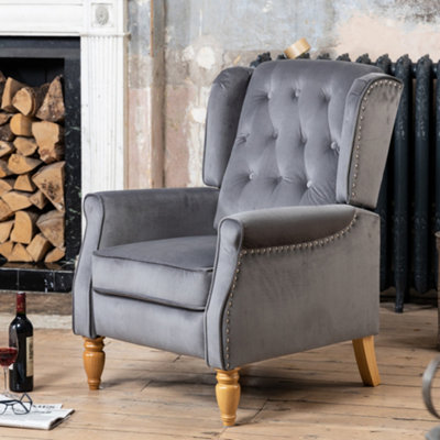 Annapoli Recliner ArmchairGrey from B&Q