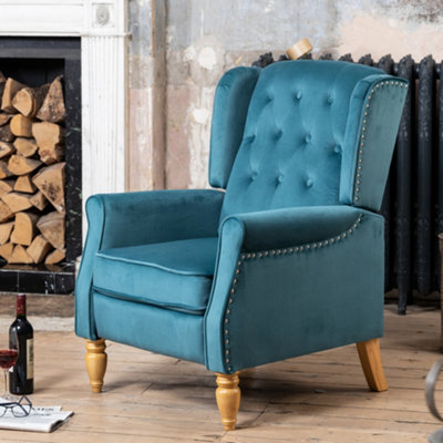 Annapoli Recliner ArmchairTeal from B&Q