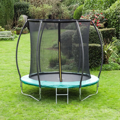 B&Q -  Leapfrog 6Ft Lantern Shaped Trampoline PackageGreen
