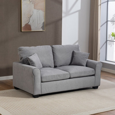 Unknown Lewiston 162Cm Wide 3 Seat Grey Fabric Sofabed from B&Q