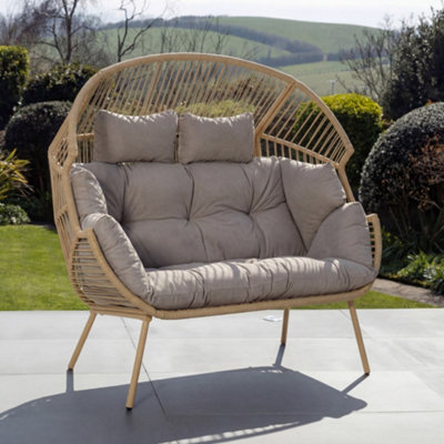 Cocona 2 Seat Standing EggLight Brown from B&Q