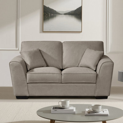 Arlington 2 Seat Fabric SofaBrown from B&Q