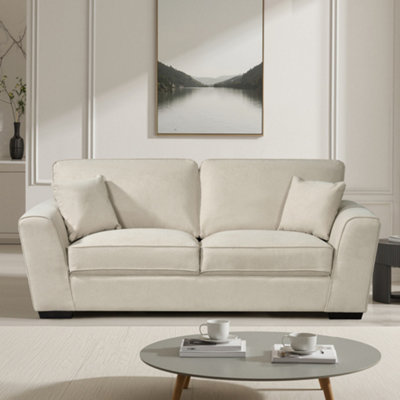 Arlington 3 Seat Fabric SofaOat from B&Q