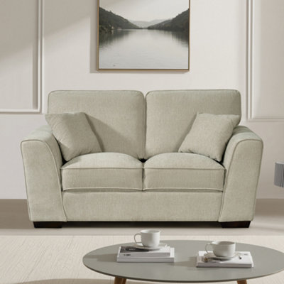 Colman 2 Seat Fabric SofaBeige from B&Q