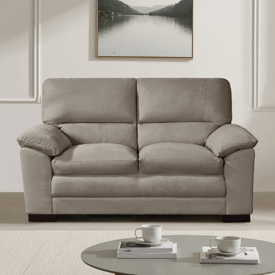 Ramona 2 Seat Fabric SofaBrown from B&Q