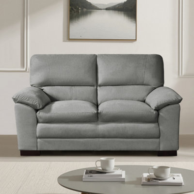 Ramona 2 Seat Fabric SofaGrey from B&Q