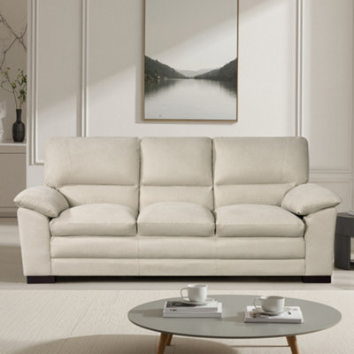 Ramona 3 Seat Fabric SofaOat from B&Q