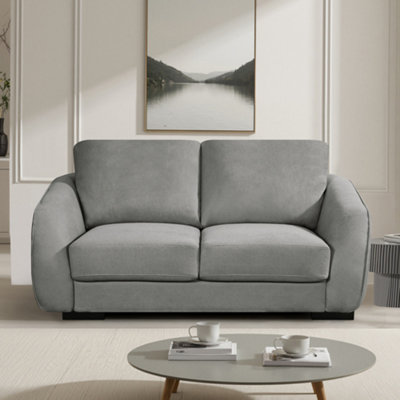 Fairview 2 Seat Fabric SofaGrey from B&Q