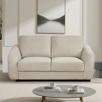 Fairview 2 Seat Fabric SofaOat from B&Q